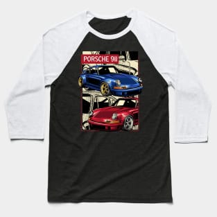 Porsche 911 Legendary Baseball T-Shirt